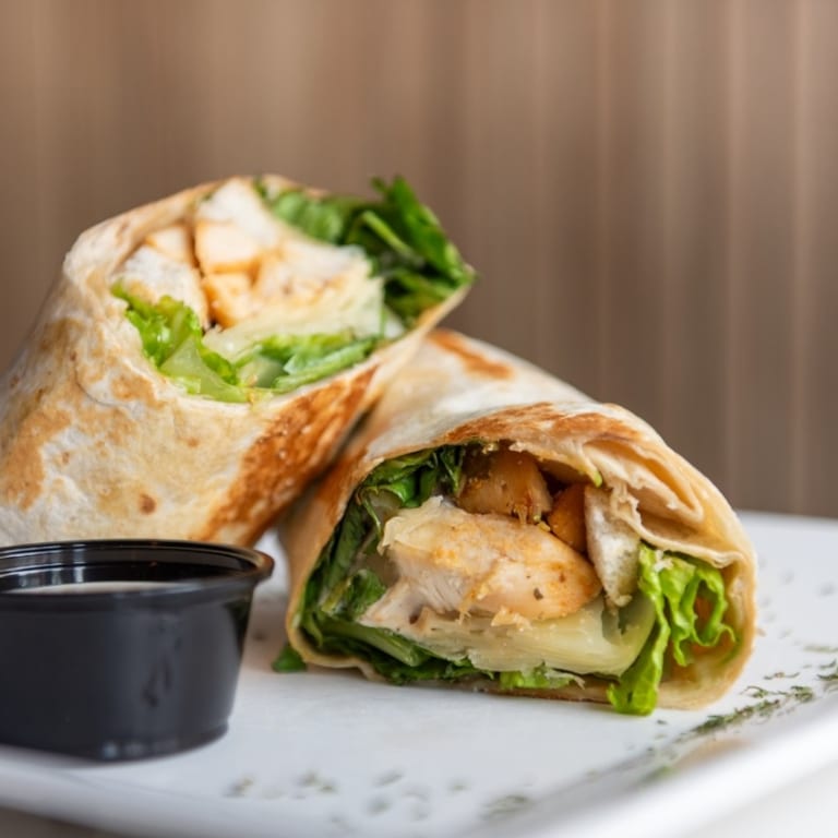 Delicious Chicken Caesar Wrap