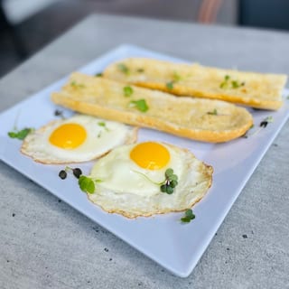 #60A 2 Eggs And Tostada